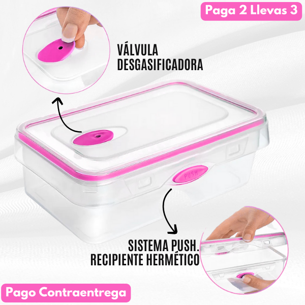 FreshBox® 1L Tapper Paga 2 Lleva 3
